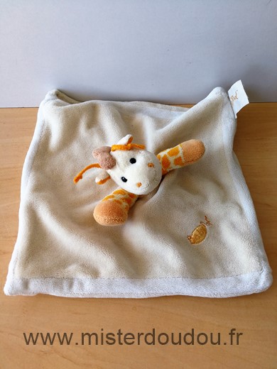 Baby nat Girafe Ecru jaune - Bon état
