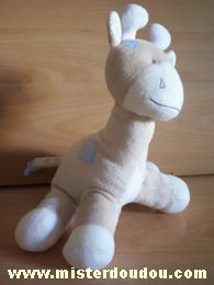 Baby sun Girafe Beige taches carrées bleues - Très bon état
