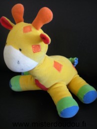 Girafe Jaune rouge bleu vert Baby sun