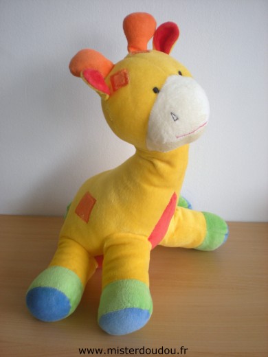 Baby sun Girafe Jaune rouge vert bleu - Très bon état