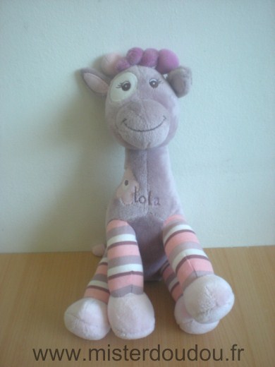 Bébisol Girafe Lola rose - Très bon état