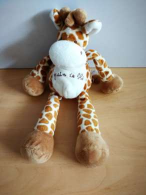 Grain de ble Girafe Blanc jaune taches marron - Très bon état