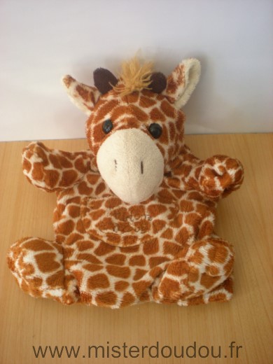 Histoire d ours Girafe Ecru taches marron - Bon état