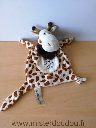 Girafe Ecru tache marron motif ours Les petites marie