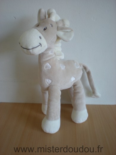 Mots d enfants Girafe Beige ecru - Très bon état