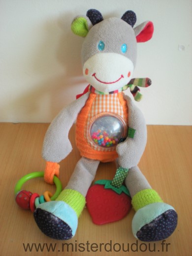 Mots d enfants Girafe Gris orange fraise dentaire activites - Très bon état