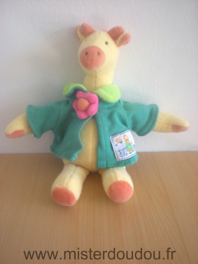 Girafe Jaune gilet vert Moulin roty