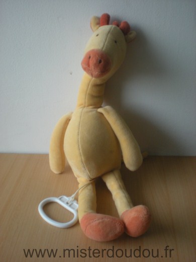 Moulin roty Girafe Jaune orange - Très bon état