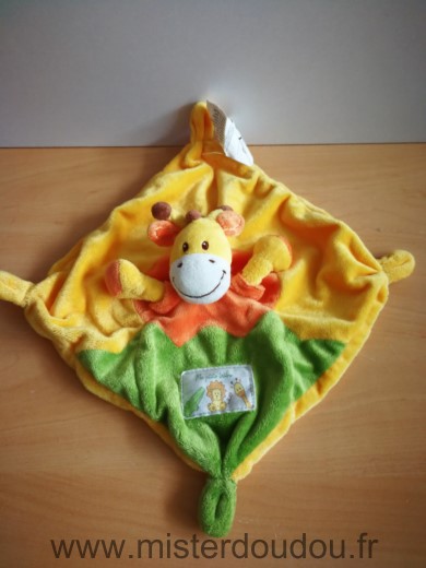 Nicotoy Girafe Jaune vert orange ma petite tribu - Très bon état