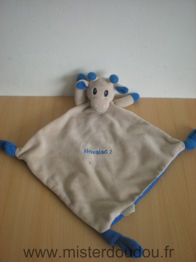 Novalac Girafe Beige bleu - Très bon état