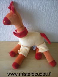 Sucre d orge Girafe Orange jaune rouge - Très bon état