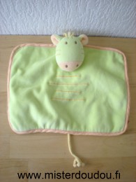 Tex Girafe Vert liseret rose - Très bon état