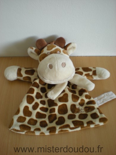 Girafe Ecru taches marron Tiamo