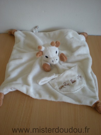 Vulli Girafe Sophie la girafe ecru beige attache tetine - Très bon état