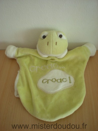 Cmp Grenouille Vert blanc croac ! eveil et tendresse - Très bon état