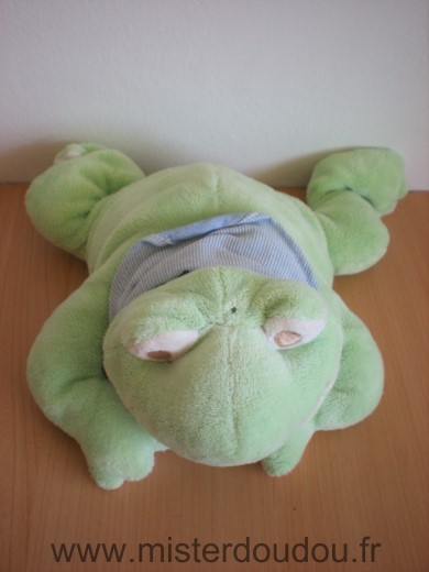 Noukie s Grenouille Vert foulard bleu - Très bon état