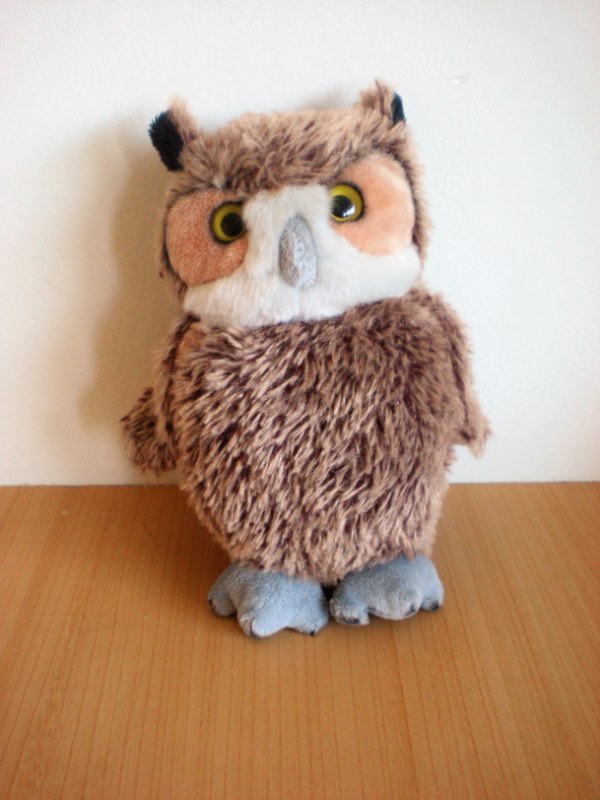 Gund Hibou Peluche marron - Très bon état