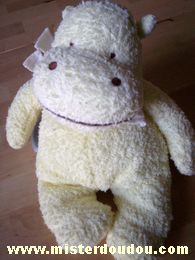 Amtoys Hippopotame Jaune - Très bon état