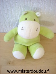 Baby sun Hippopotame Vert blanc - Très bon état