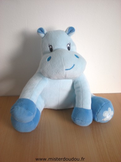 Bébisol Hippopotame Bleu - Très bon état