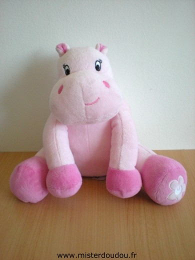 Bébisol Hippopotame Rose - Très bon état