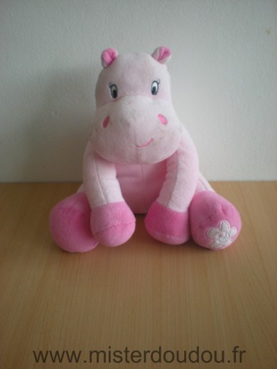 Bébisol Hippopotame Rose - Très bon état