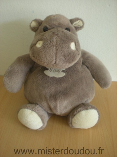 Histoire d ours Hippopotame Marron - Très bon état