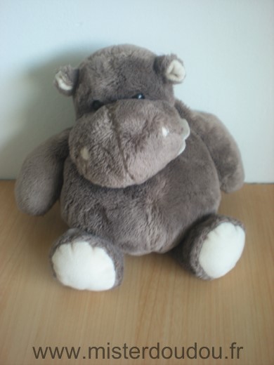 Histoire d ours Hippopotame Marron beige - Très bon état