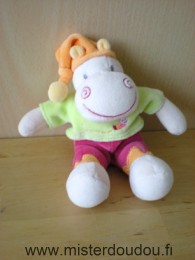 Kiabi baby Hippopotame Vert rose orange - Très bon état