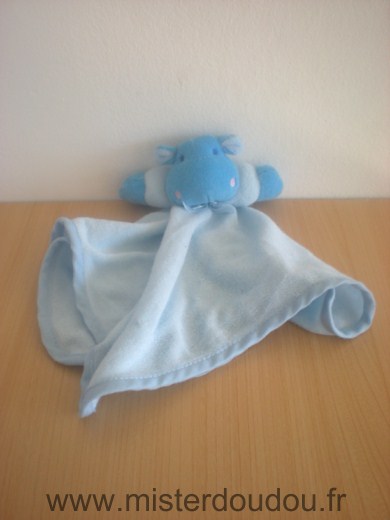 Simpson trading Hippopotame Bleu tissus eponge - Très bon état