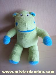 Sodifac Hippopotame Vert bleu - Très bon état