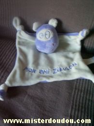 Hippopotame Vert-mauve Tape à l oeil