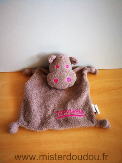 Topicrem Hippopotame Marron rose - Très bon état