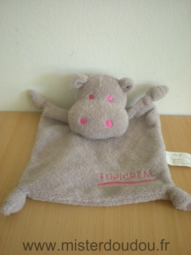 Topicrem Hippopotame Marron topicrem rose - Très bon état