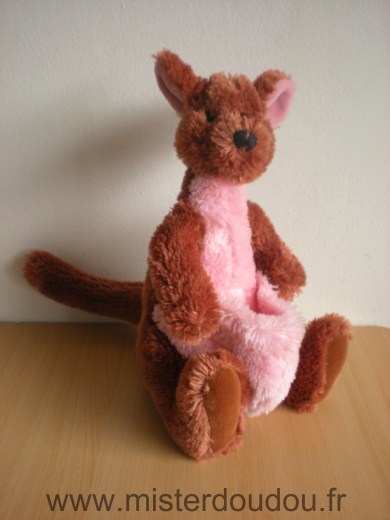 Disney Kangourou Marron rose grand gourou dans winnie the pooh - Très bon état