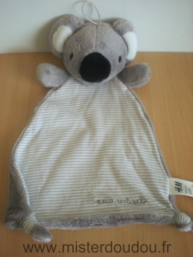 H et m Koala Gris rayures beige blanc new arrival - Très bon état