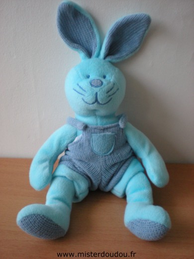 Lapin Bleu salopette tricot bleu Marque Inconnue