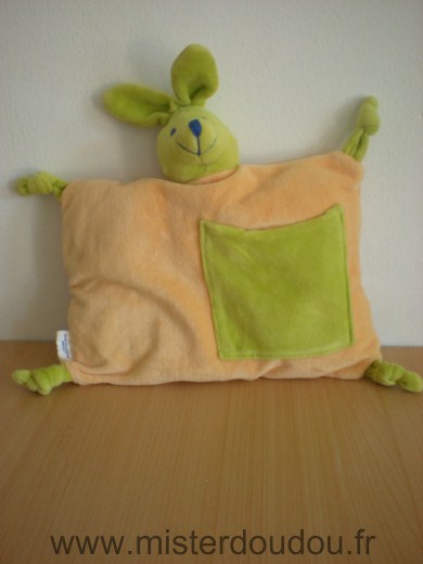 Air france Lapin Rose saumon vert - Très bon état