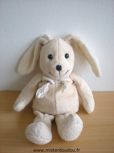Lapin Beige en tissus éponge Anna club plush