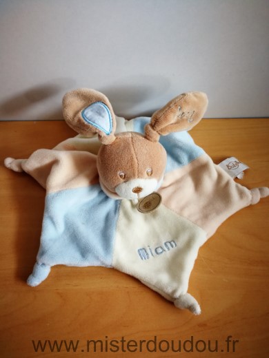 Lapin Beige bleu blanc miam etoile Baby nat
