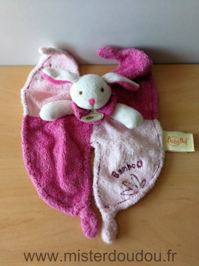 Baby nat Lapin Rose blanc bamboo - Très bon état