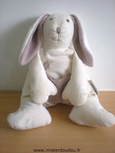 Baby sun Lapin Ecru poche marron - Très bon état