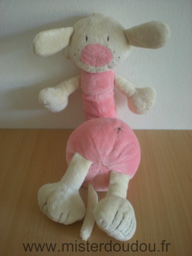Baby sun Lapin Rose beige - Très bon état