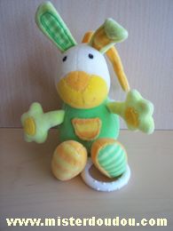 Lapin Vert orange blanc Baby sun