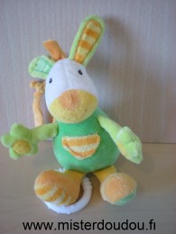 Babyclub Lapin Vert jaune blanc - Bon état