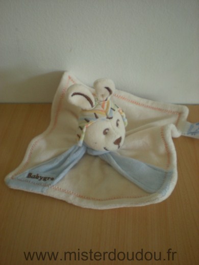 Babygro Lapin Jaune echarpe bleue - Très bon état