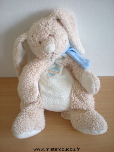 Bengy Lapin Beige echarpe bleue, cerf volant - Bon état