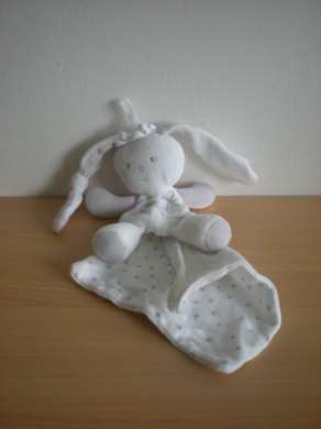 Berlingot Lapin Lapin roi couronne mouchoir blanc - Très bon état