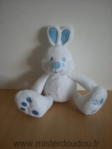 Biolane Lapin Blanc bleu - Très bon état