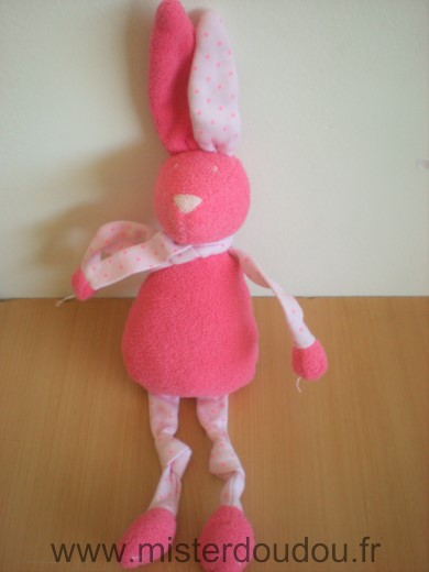 Lapin Rose etoiles Bout chou